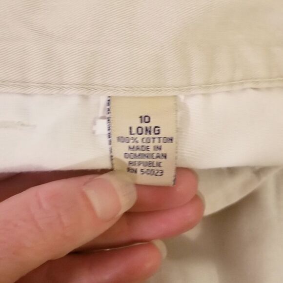 Old Navy Classic Khakis Size 10 Long - Picture 5 of 7